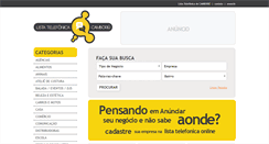 Desktop Screenshot of listatelefonicadecamboriu.com.br